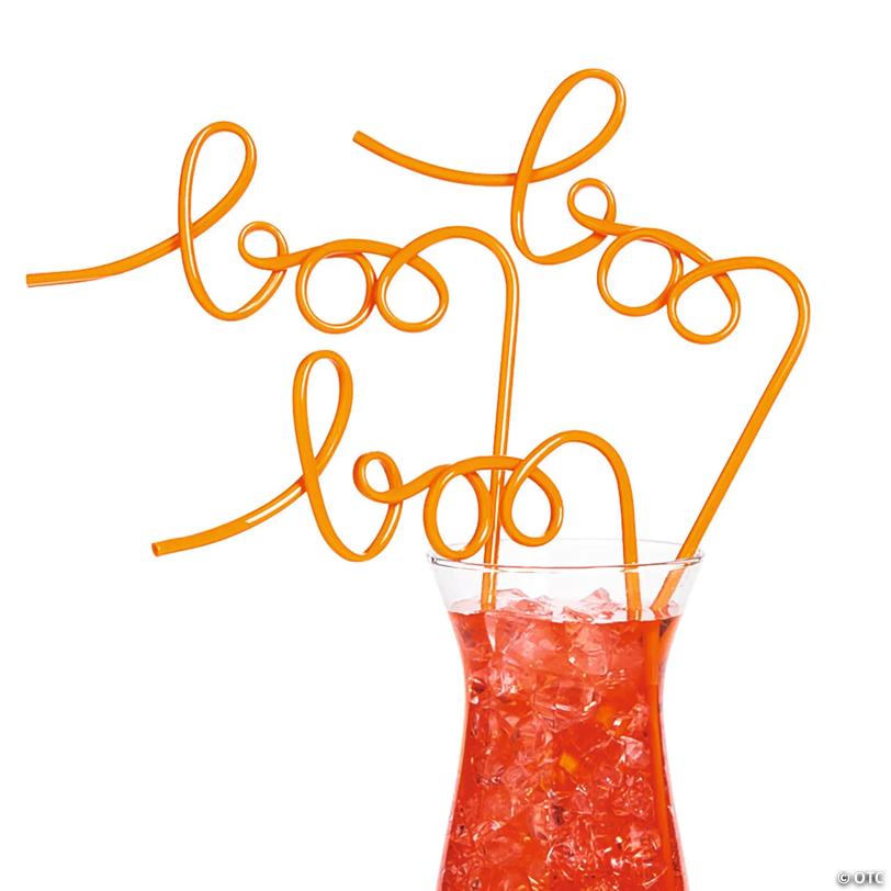 Boo BPA-Free Plastic Silly Straws - 6 Pc.