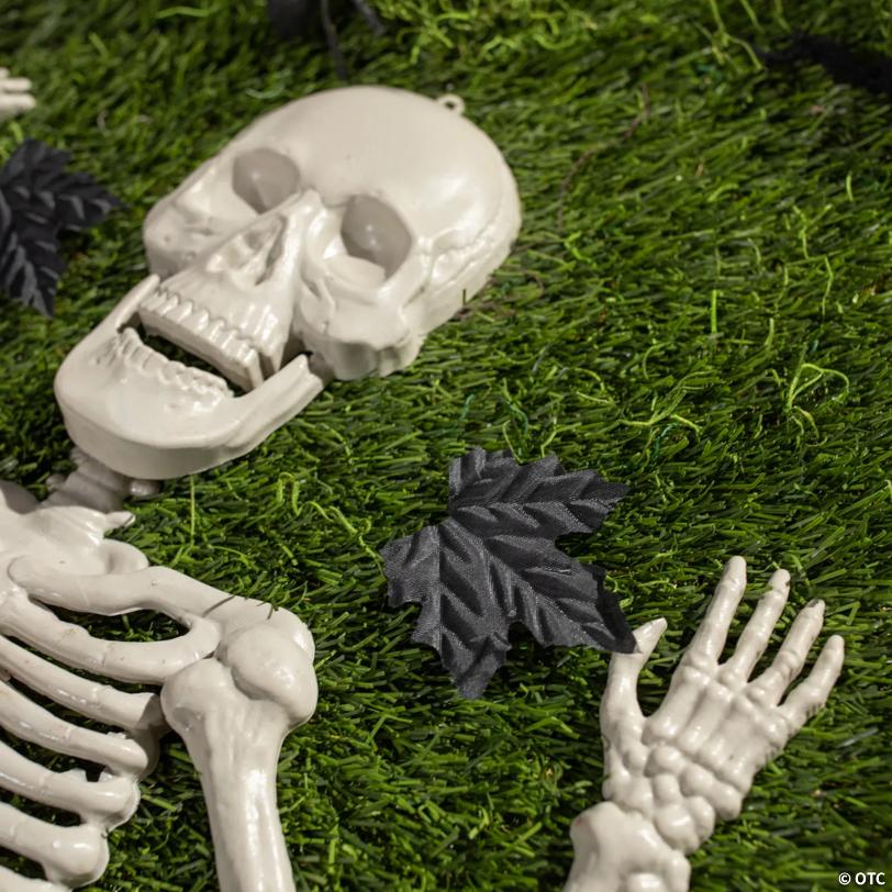 Boo! Tombstone & Skeleton Graveyard Halloween Decorations Set – 14 Pc.