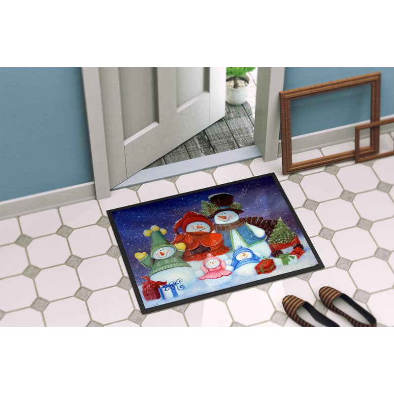 Brooklynne Non-Slip No Pattern Christmas Doormat