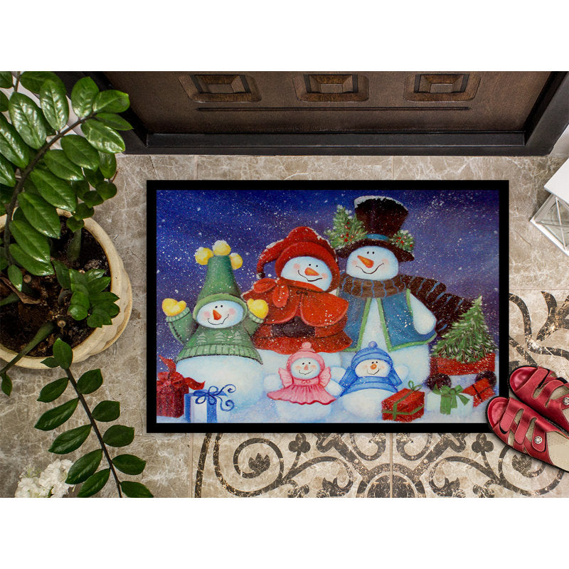 Brooklynne Non-Slip No Pattern Christmas Doormat