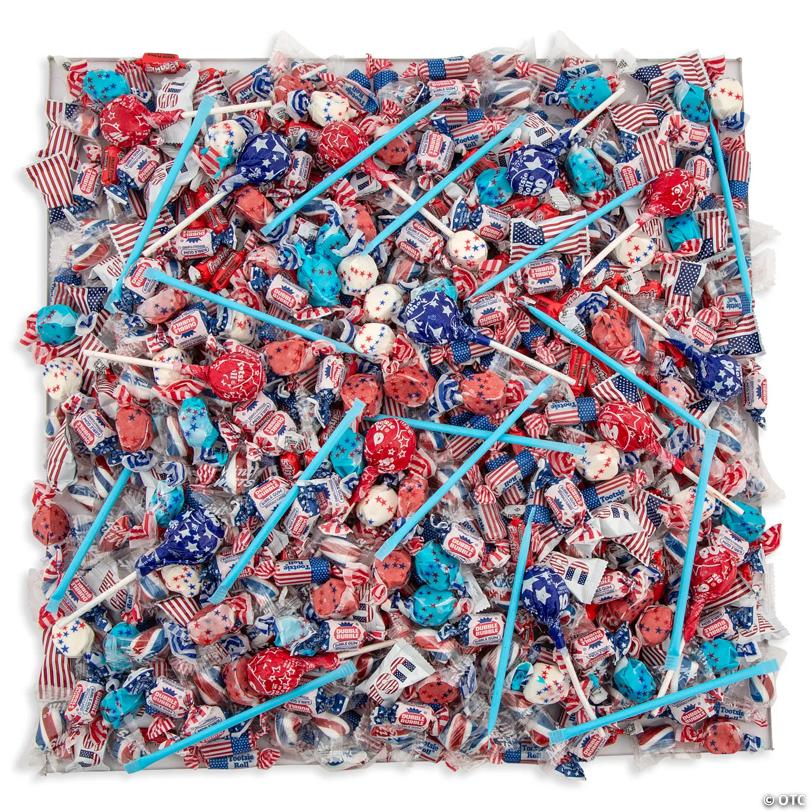 Bulk 1000 Pc. Patriotic Red, White & Blue Classic Candy Assortment
