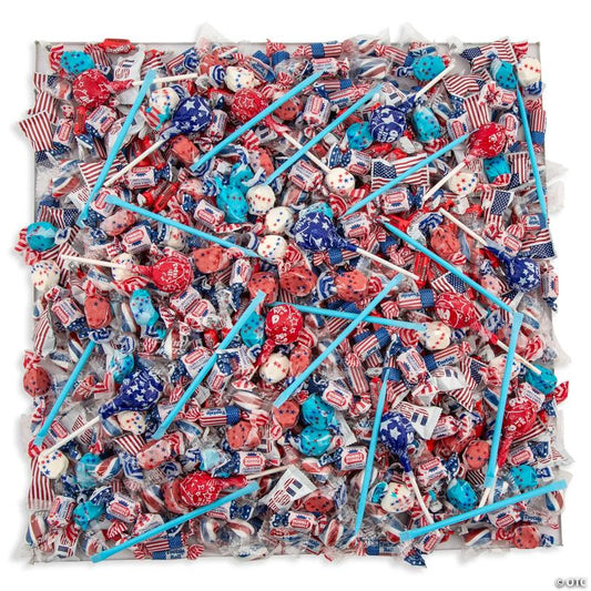 Bulk 1000 Pc. Patriotic Red, White & Blue Classic Candy Assortment