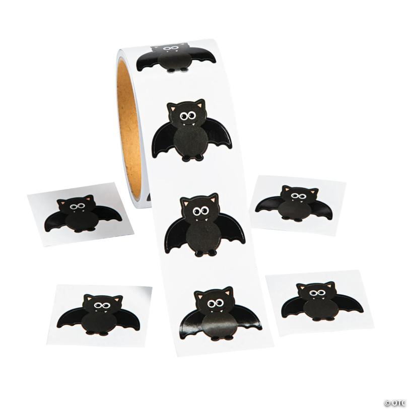 Bulk 100 Pc. Bat Sticker Roll | USA Decoration®
