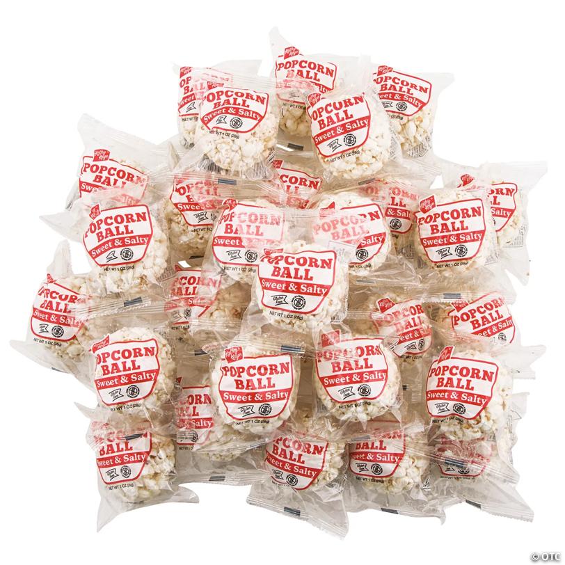 Bulk 100 Pc. Kathy Kaye Sweet & Salty Popcorn Balls