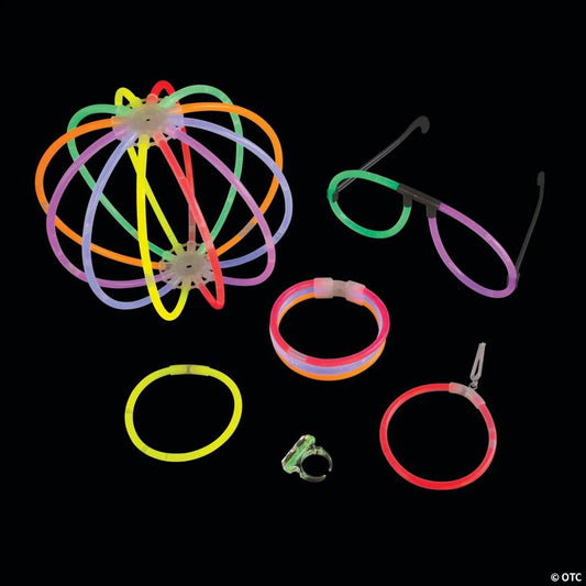 Bulk 102 Pc. Glow Accessories Value Pack