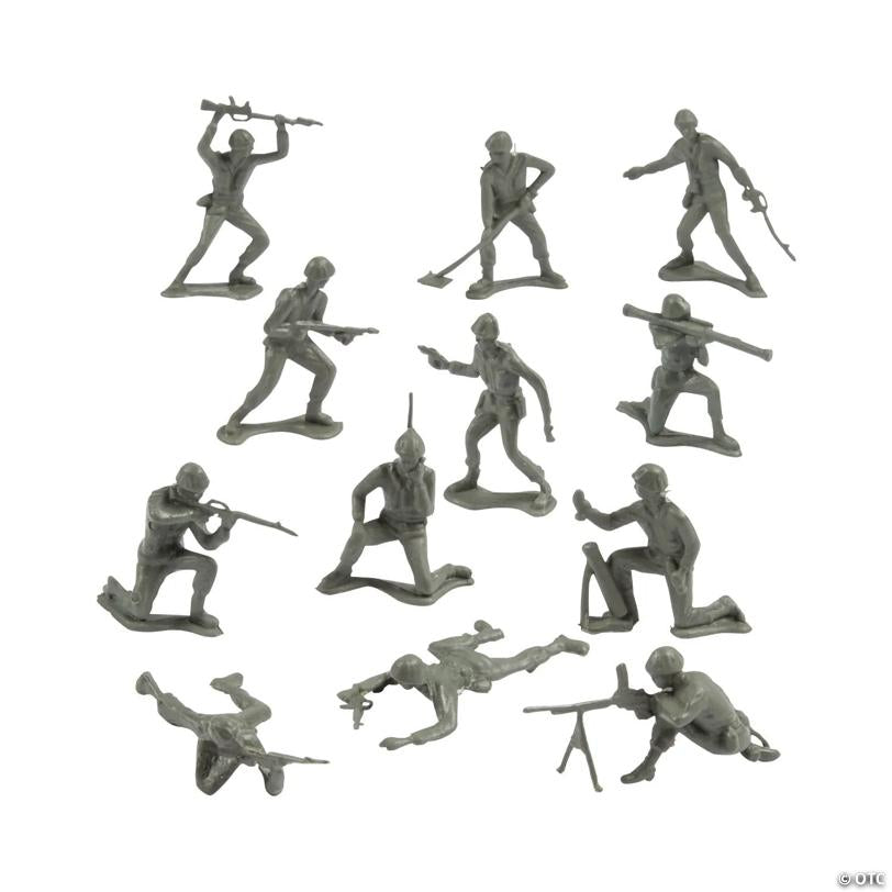 Bulk 144-Pc. Mini Plastic Army Men Assortment