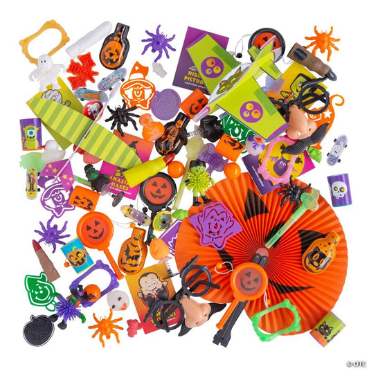Bulk 240 Pc. Halloween Trick-or-Treat Novelty & Toy Assortment