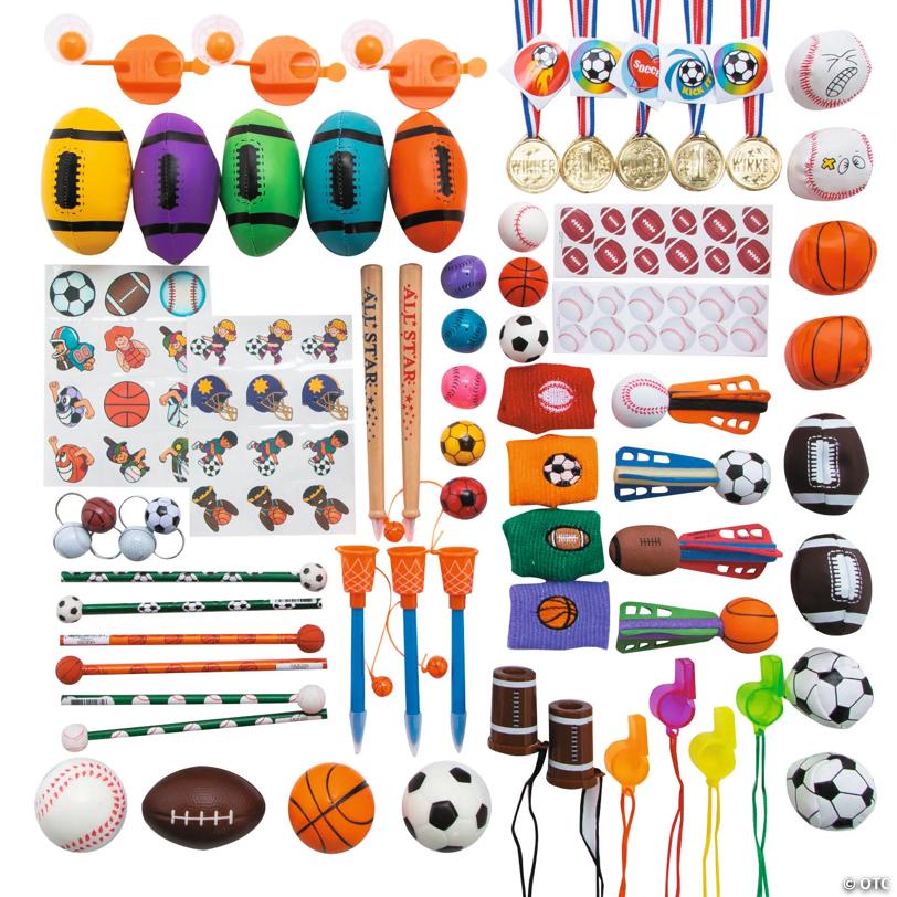 Bulk 240 Pc. Sports Novelty Toy & Handout Assortment