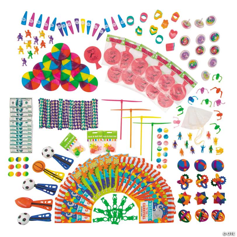 Bulk 250 Pc. Mega Deluxe Everyday Fun Novelty & Toy Assortment