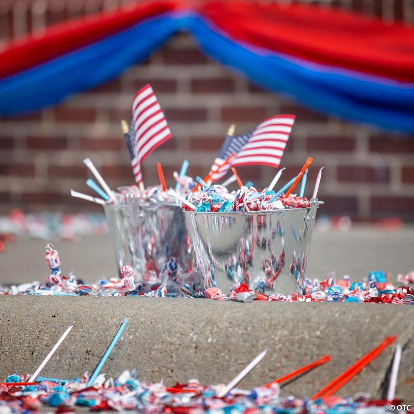 Bulk 3000 Pc. Patriotic Parade Red, White & Blue Candy Assortment