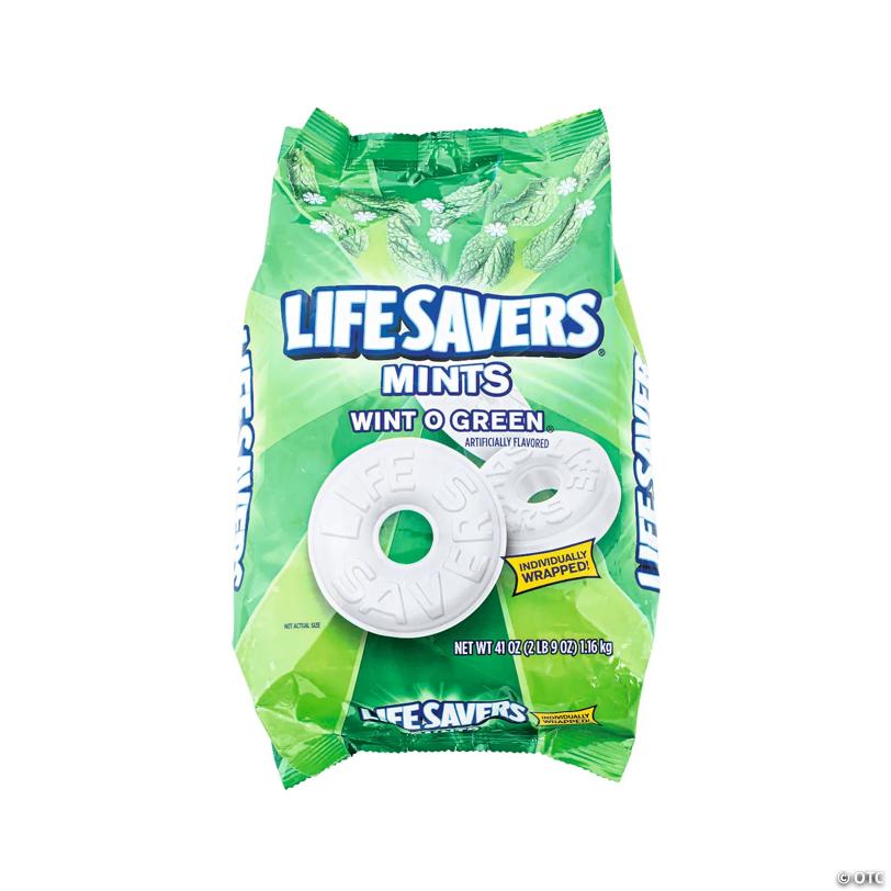 Bulk 308 Pc. Lifesavers Wint O Green Mints