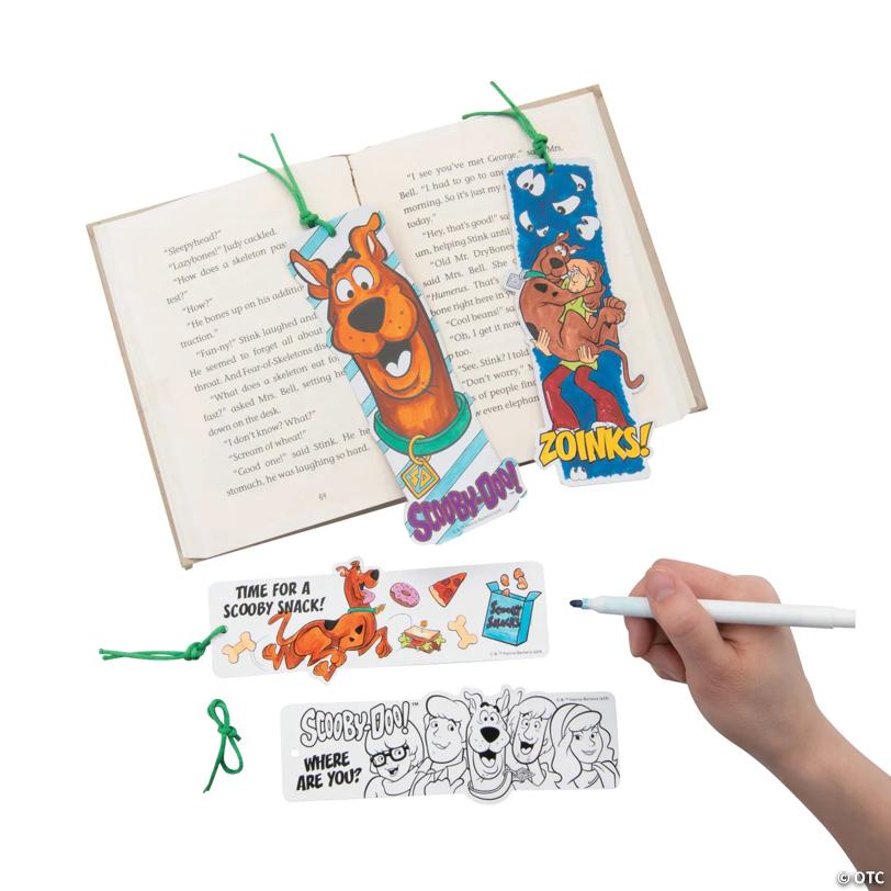 Bulk 48 Pc. Color Your Own Scooby-Doo!™ Bookmarks