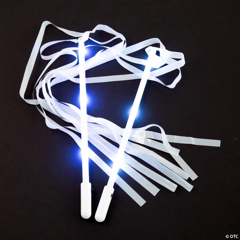 Bulk 48 Pc. Light-up Ribbon Wands