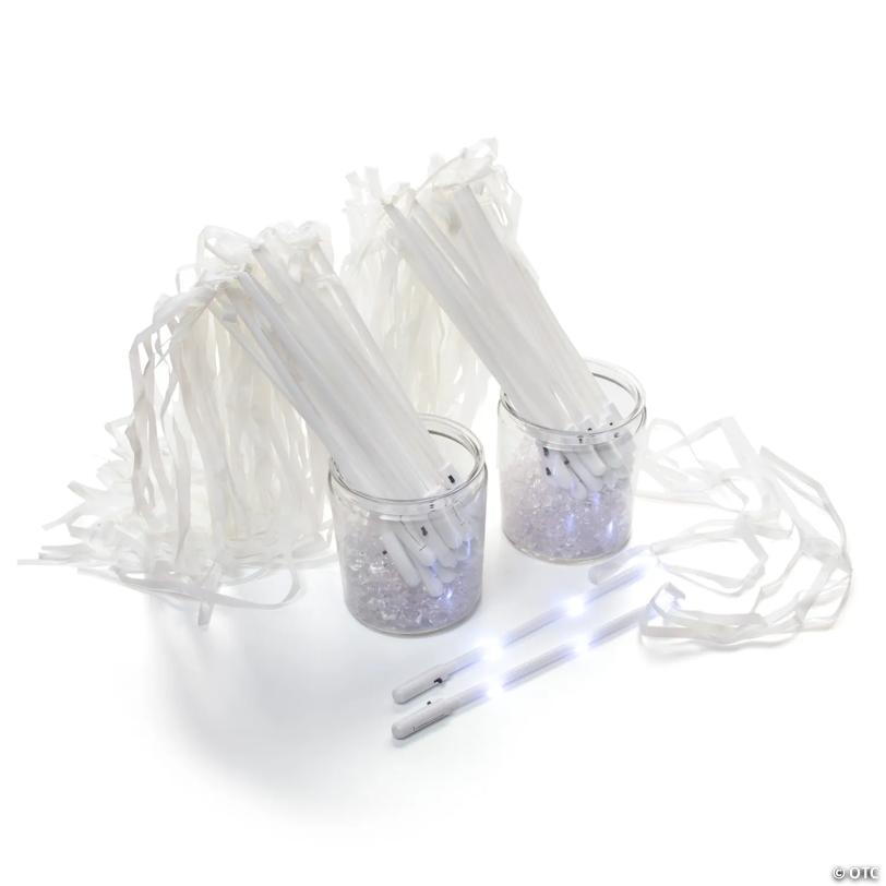 Bulk 48 Pc. Light-up Ribbon Wands
