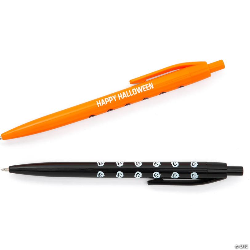 Bulk 48 Pc. Personalized Halloween Retractable Pens