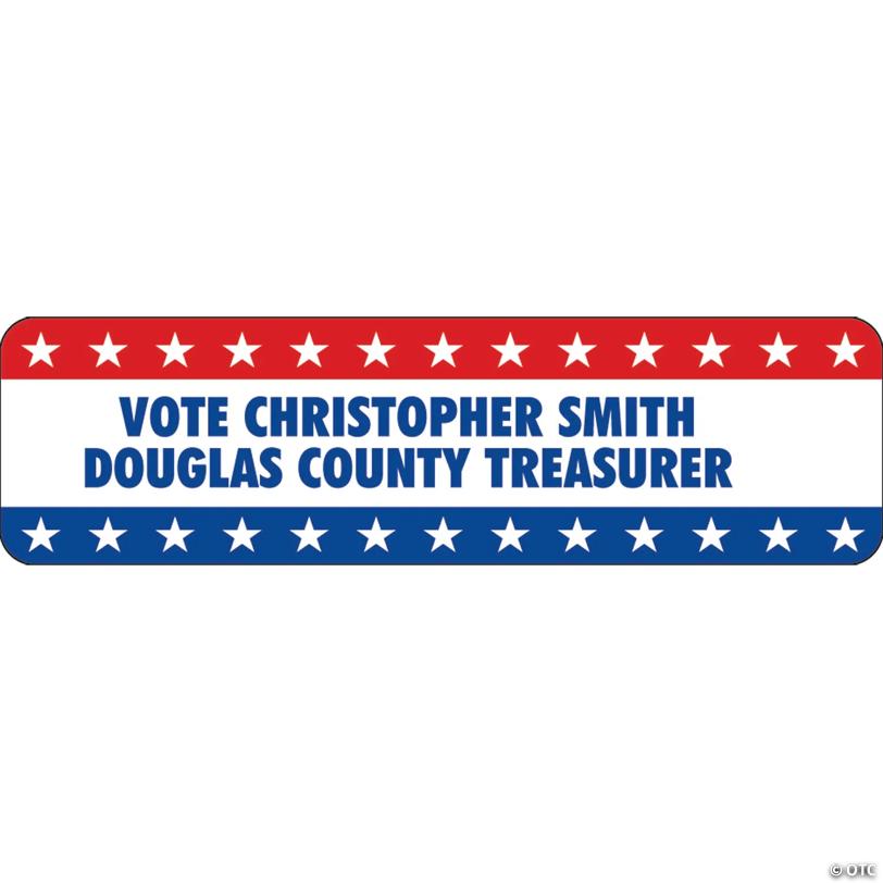 Bulk 48 Pc. Personalized Mini Patriotic Bubble Bottles