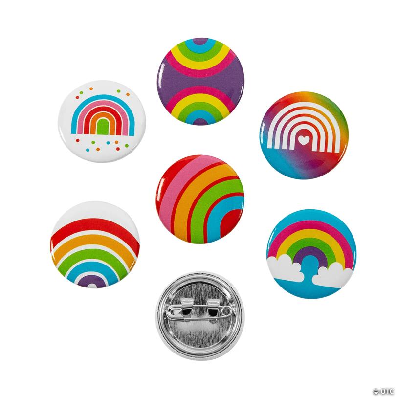 Bulk 48 Pc. Rainbow Mini Buttons
