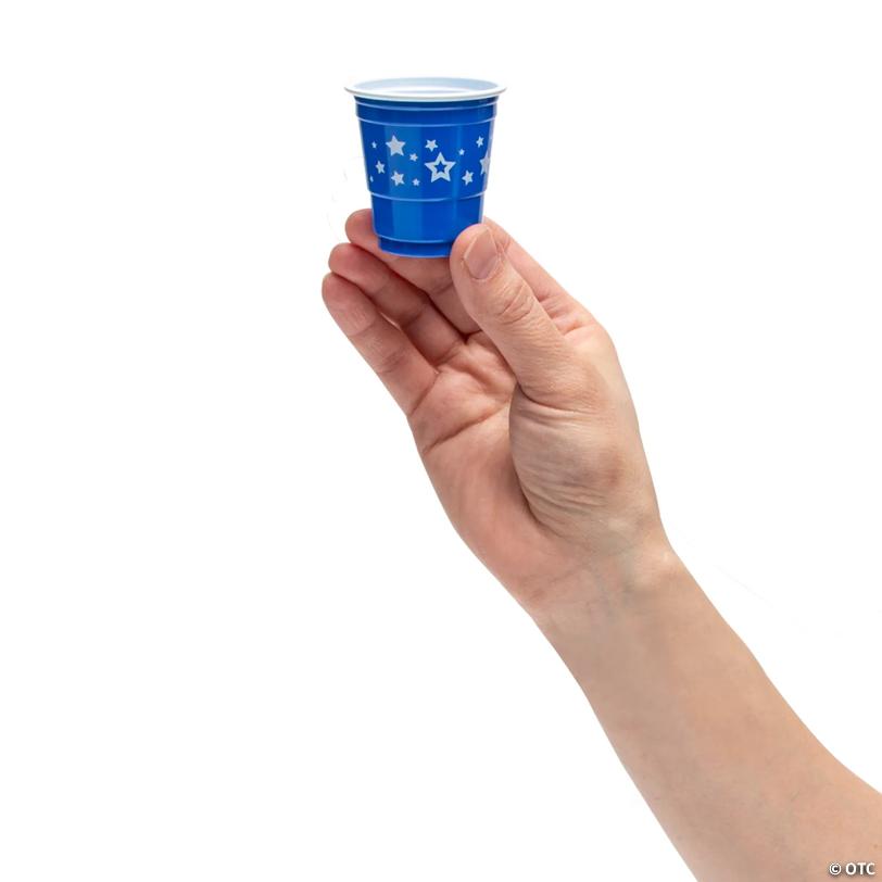 Bulk 50 Ct. Patriotic Party Plastic Shot Glasses