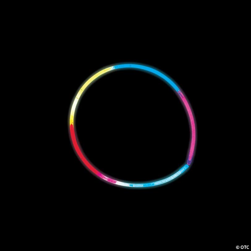 Bulk 50 Pc. Five-Color Glow Necklaces