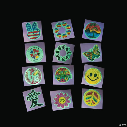 Bulk 72 Pc. Everyday Glow-in-the-Dark Temporary Tattoos
