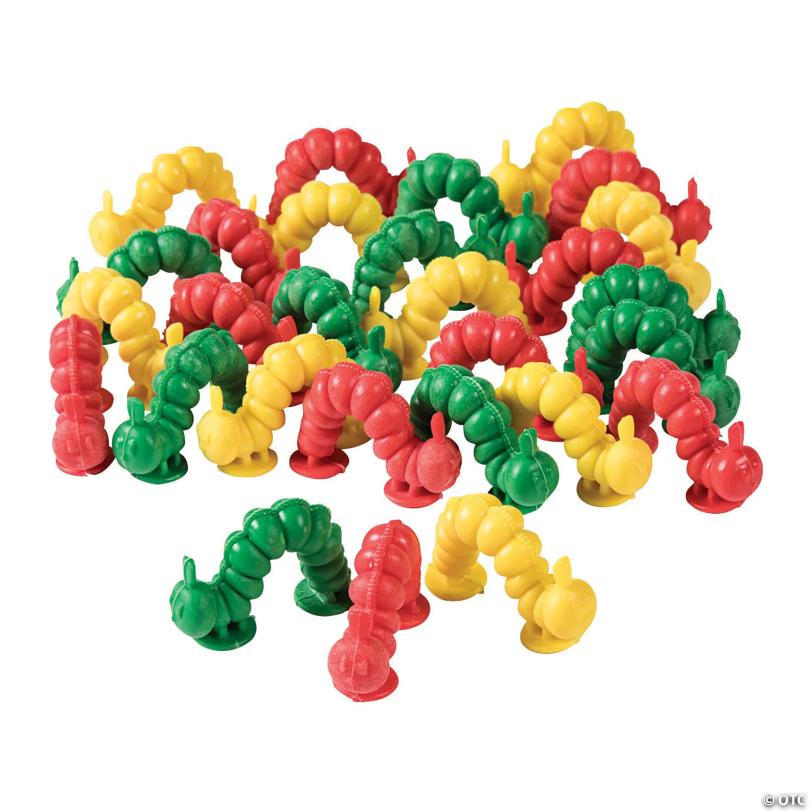 Bulk 72 Pc. Mini World of Eric Carle Caterpillar Counters