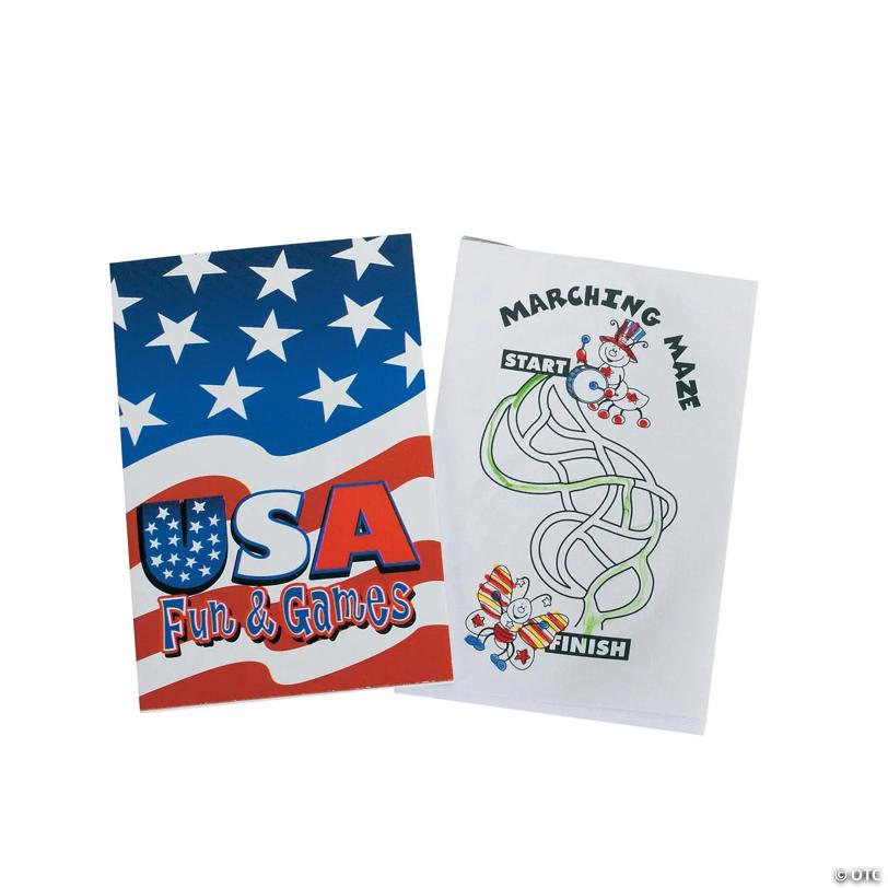 Bulk 72 Pc. Patriotic Mini Activity Books