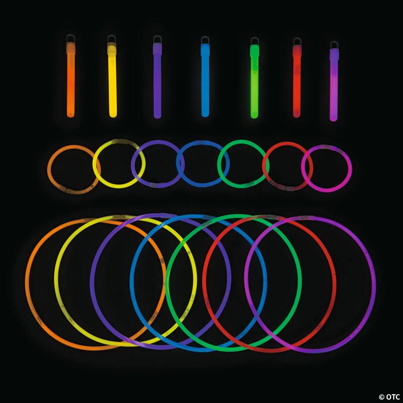 Bulk 75 Pc. Glow Stick, Bracelet & Necklace Assortment