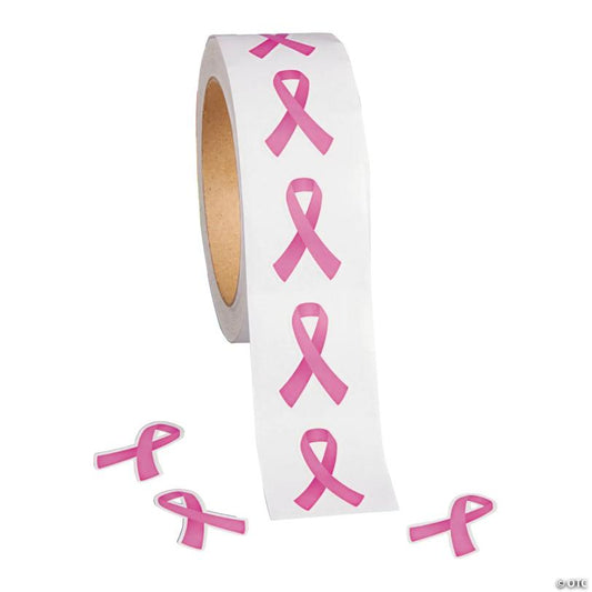 Bulk Awareness Ribbon Sticker Roll - 500 Pc. | USA Decoration®