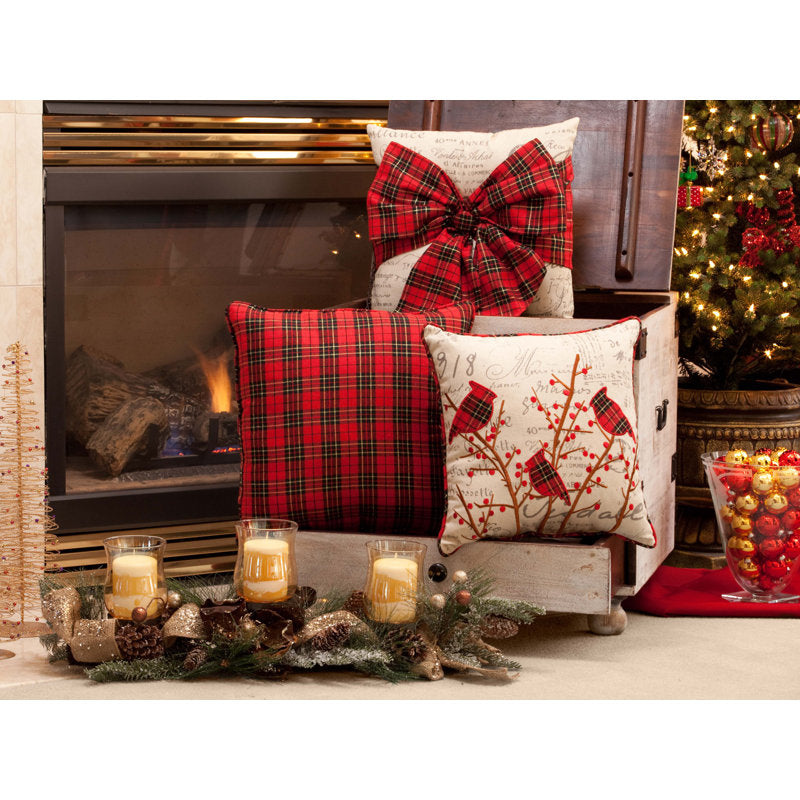 Buttons Reversible Throw Pillow