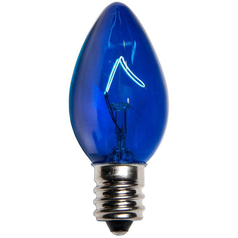 C7 Incandescent Christmas Light Bulbs