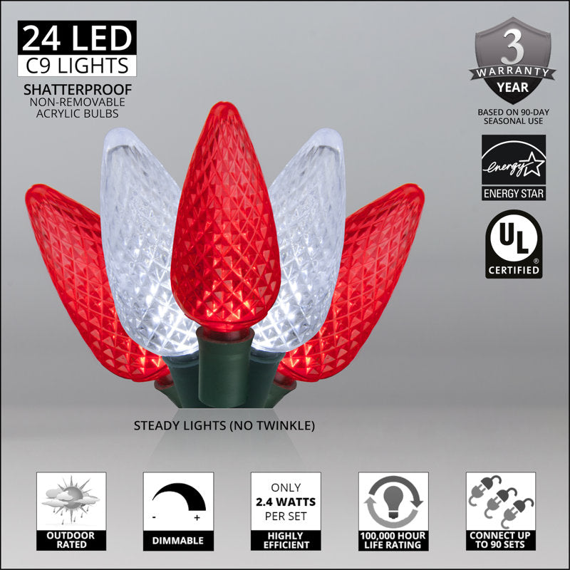 C9 LED Christmas String Lights