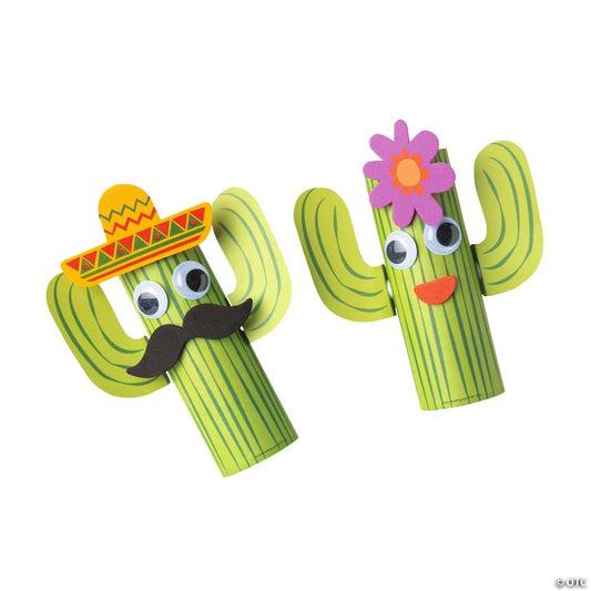 Cactus Craft Roll Craft Kit - Makes 12 | USA Decoration®