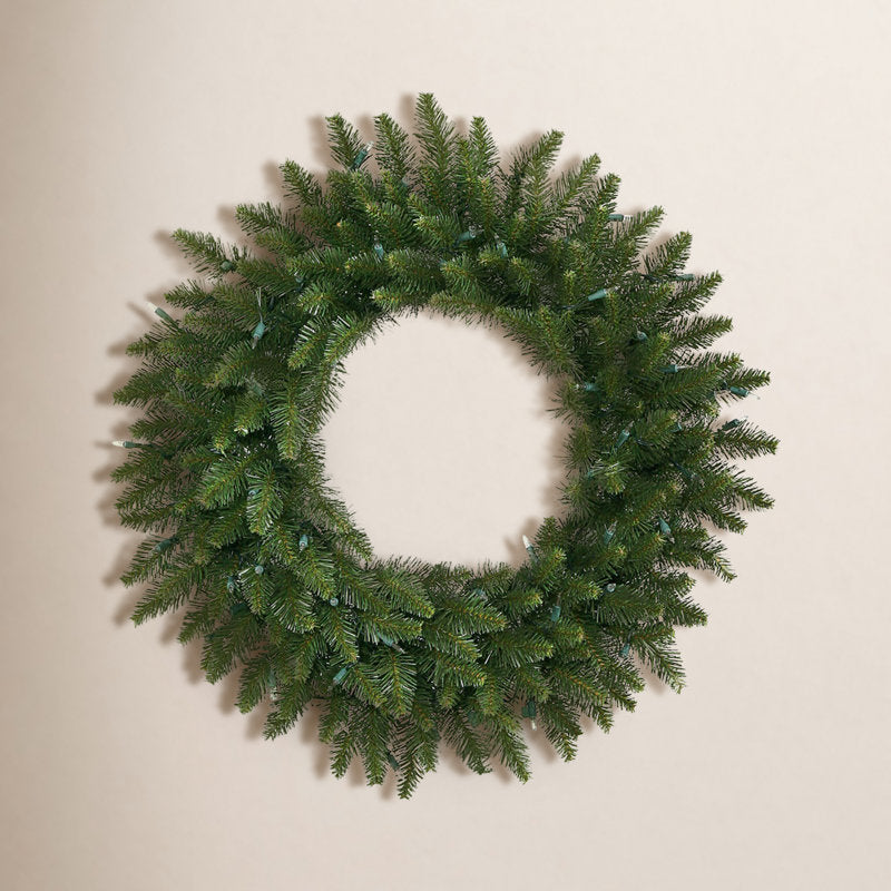 Artificial Fir Christmas Wreath as a festive door display