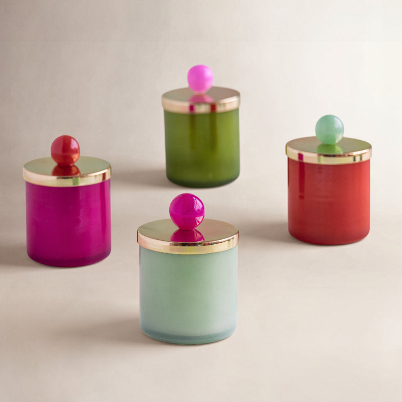 Christmas Tree Scented Tumbler Candle with Ceramic Holder