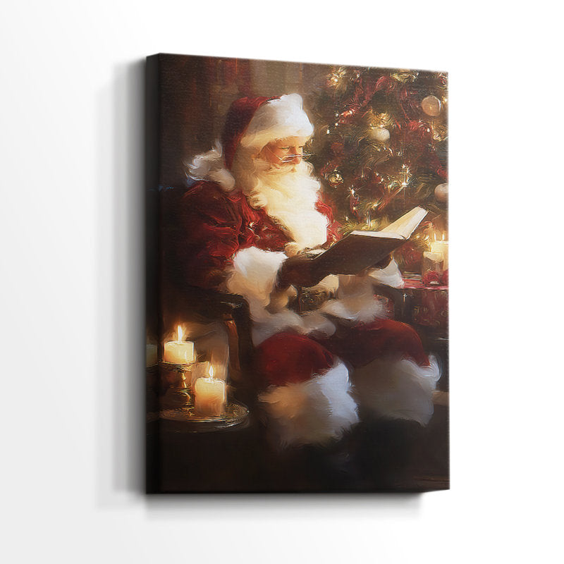Candlelit Cathedral Village-Premium Gallery Wrapped Canvas