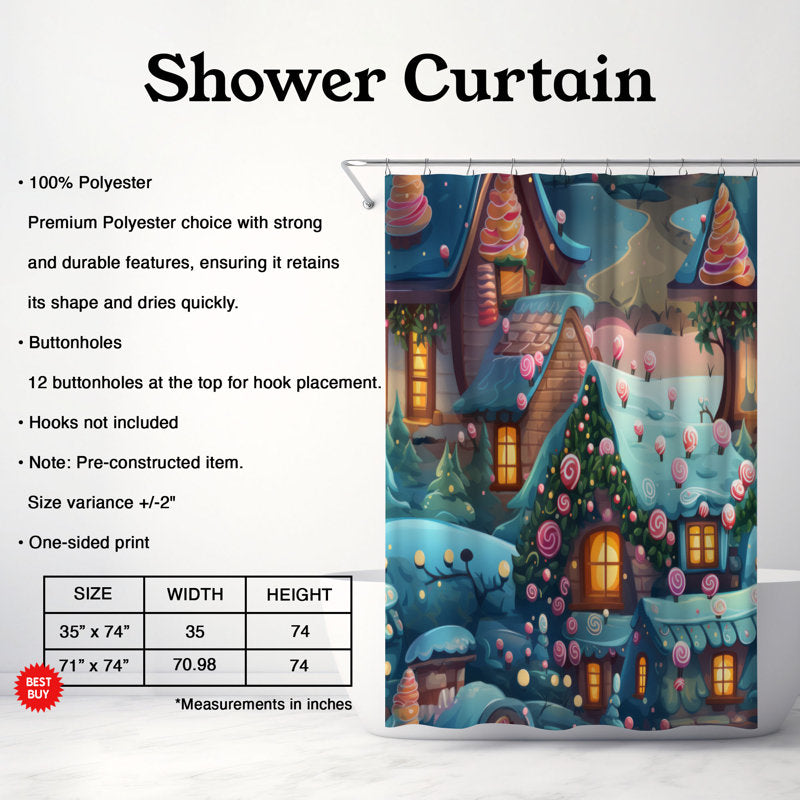 Candy Abode - Premium Shower Curtain