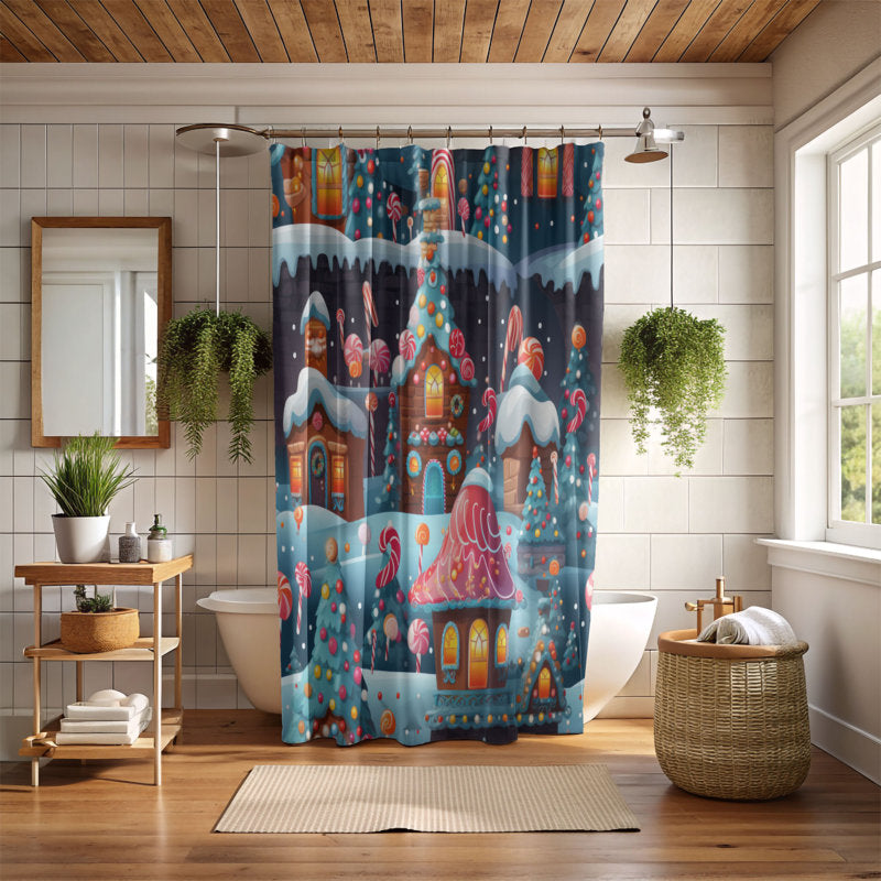 Candy House - Premium Shower Curtain