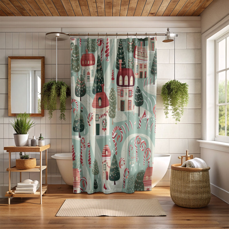 Candy Road - Premium Shower Curtain