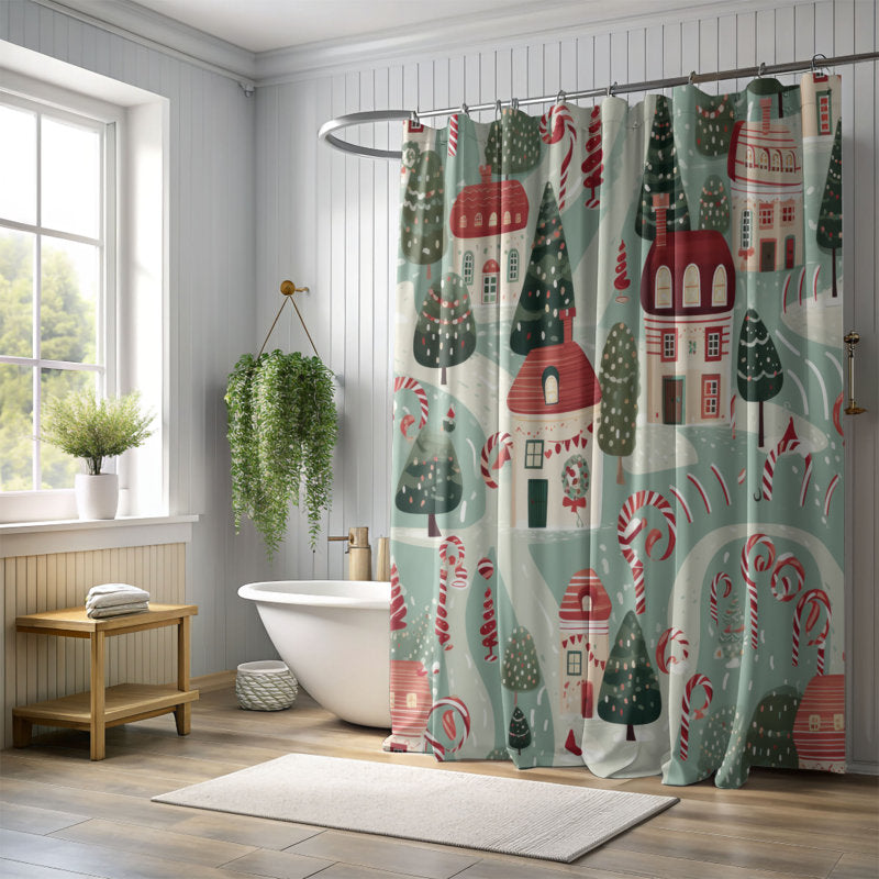 Candy Road - Premium Shower Curtain