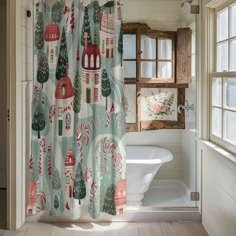 Candy Road - Premium Shower Curtain