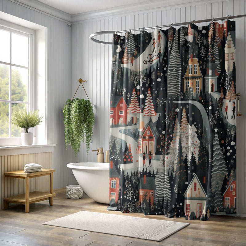 Candy Street - Premium Shower Curtain