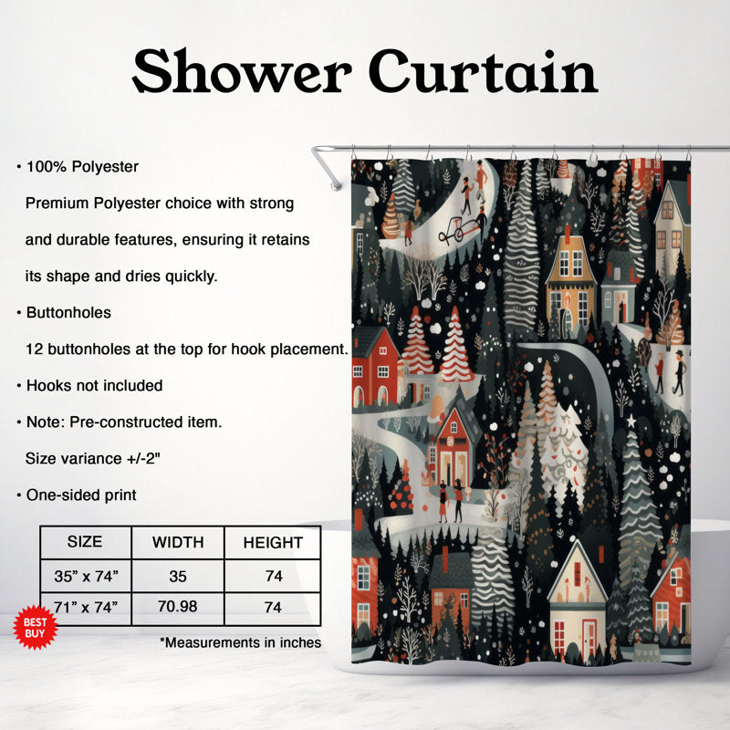 Candy Street - Premium Shower Curtain
