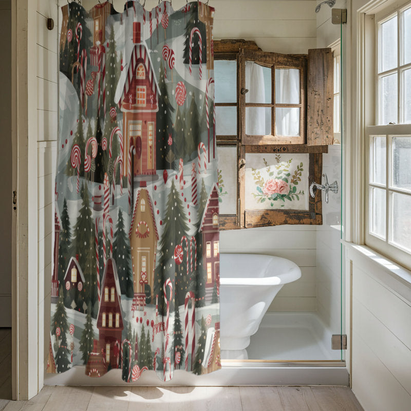 Candy Track - Premium Shower Curtain