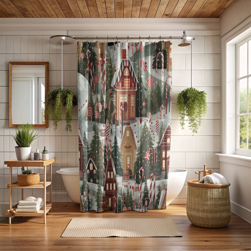 Candy Track - Premium Shower Curtain