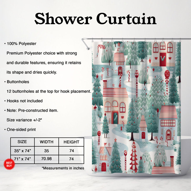 Candy Track - Premium Shower Curtain
