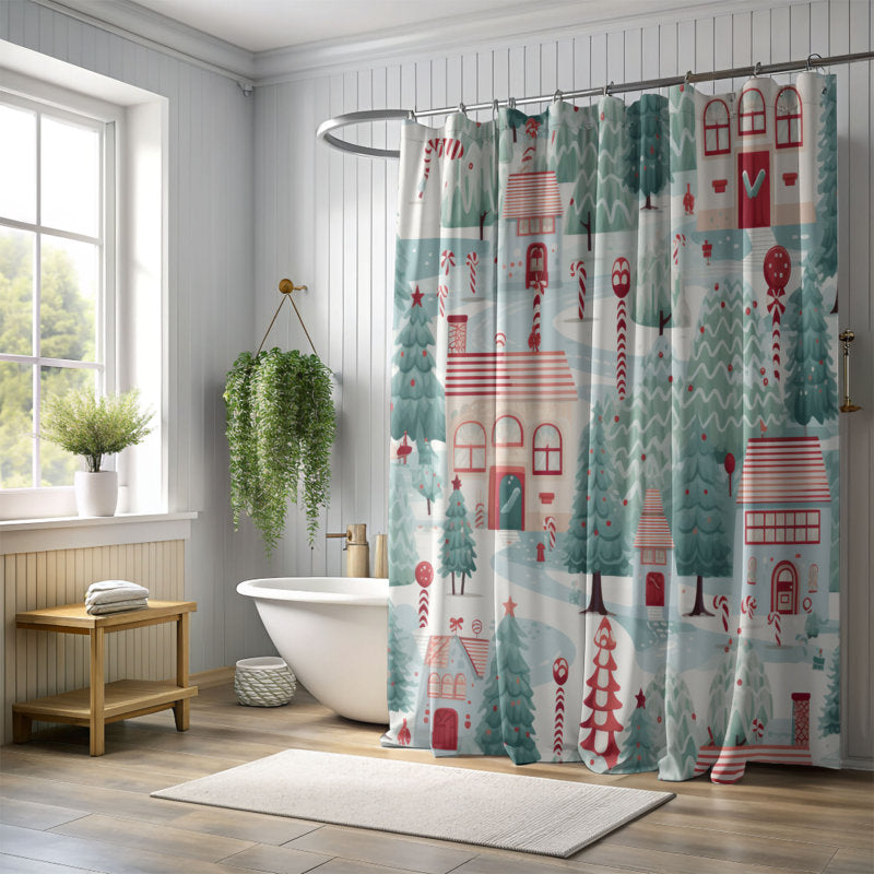 Candy Track - Premium Shower Curtain