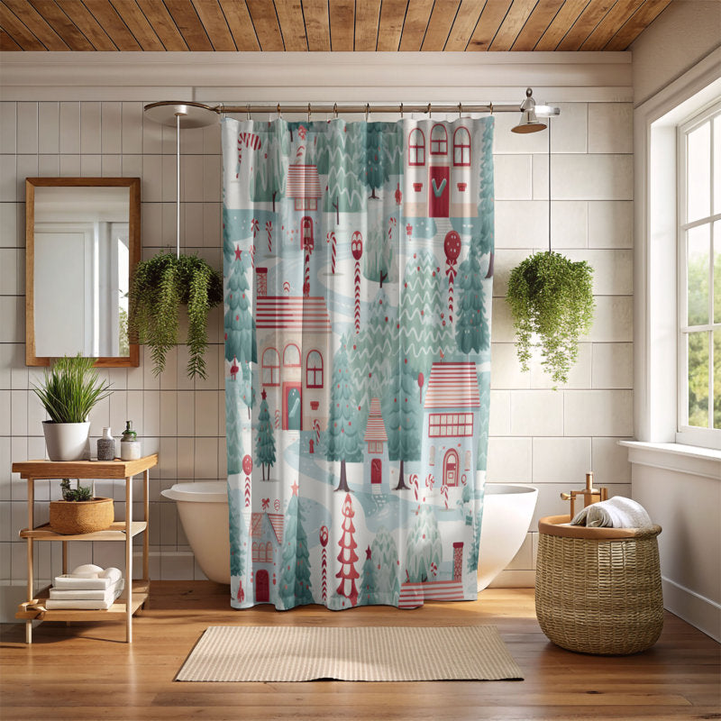 Candy Track - Premium Shower Curtain