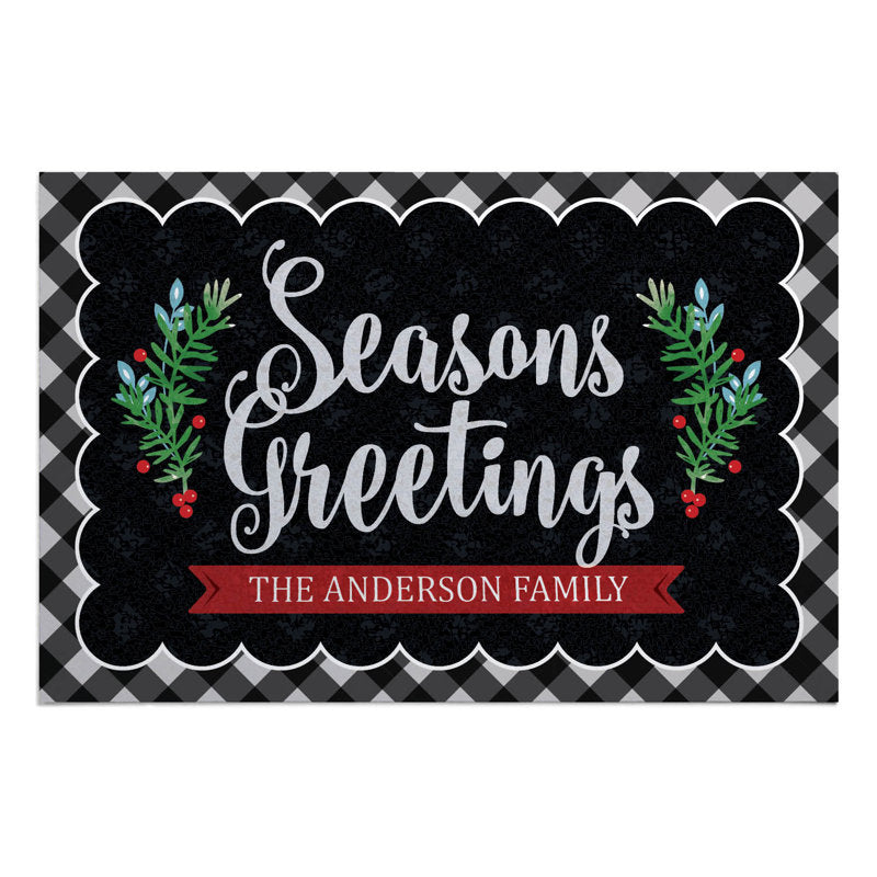 Carolynne Non-Slip Christmas Doormat
