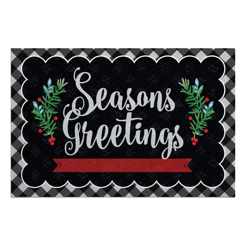 Carolynne Non-Slip Christmas Doormat