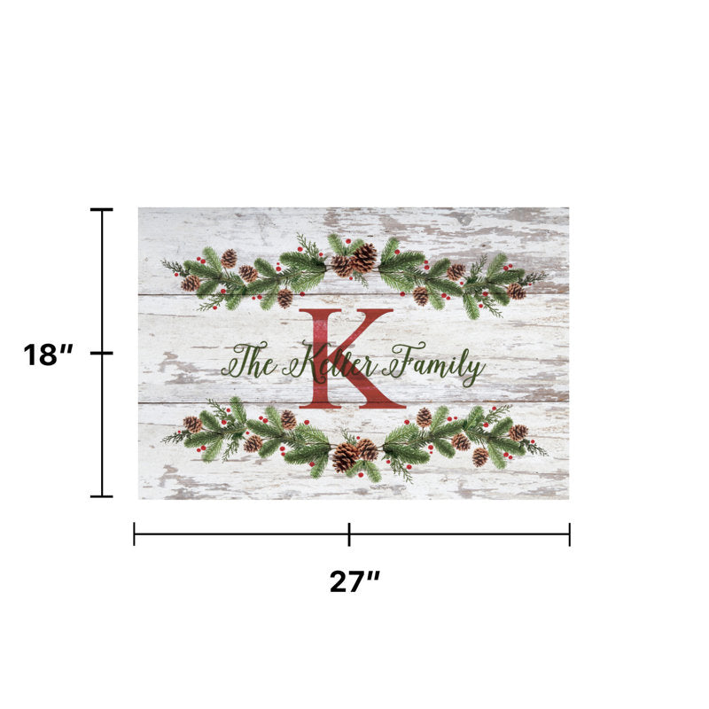 Catherine-Rose Non-Slip Christmas Doormat